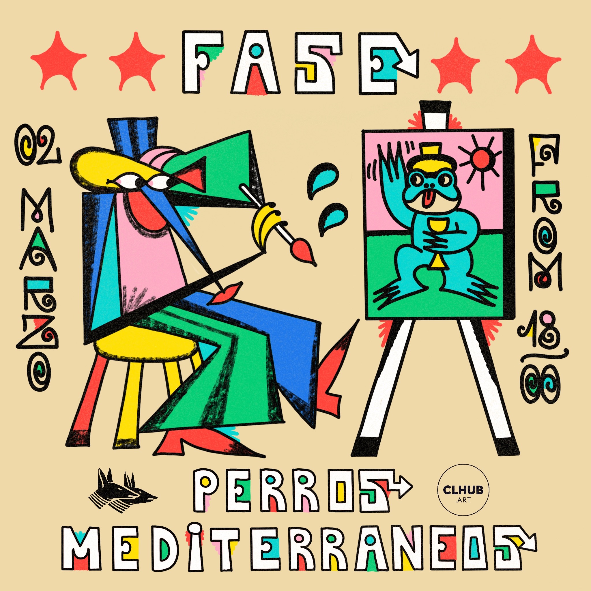 Fase Exhibition at Perros Mediterraneos in BARCELONA